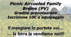 Picnic Aircooled Family - Agosto 2022 Breme - Immagine: 2