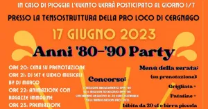 ALBA LOMELLINA  Anni '80 - '90 Party - Cergnago 2023 - Immagine: 1